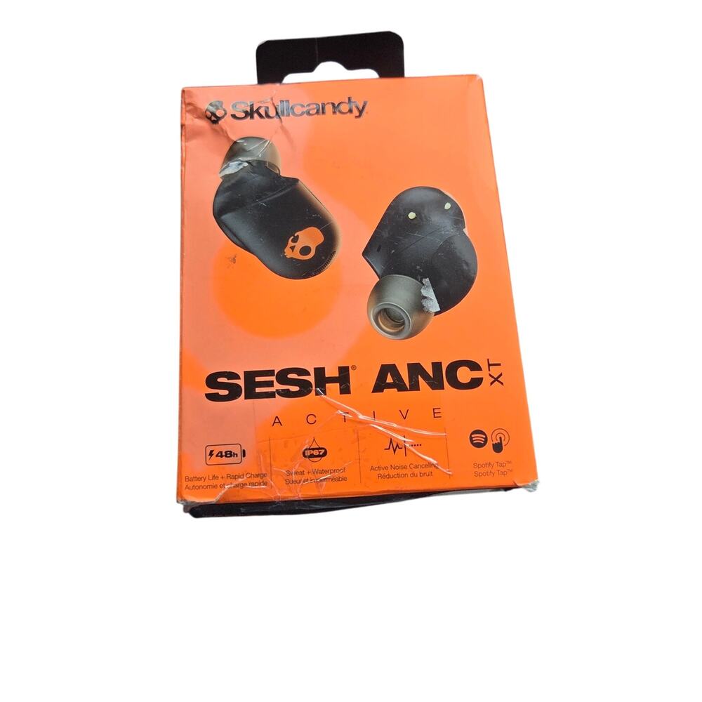 Skullcandy Sesh ANC Active XT True Wireless Earbuds Noise Canceling Black